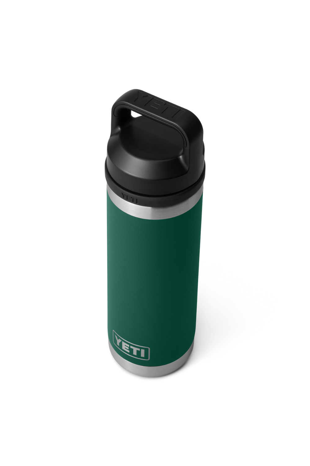 Yeti Rambler 18 Oz Bottle With Chug Cap Black Forest Green