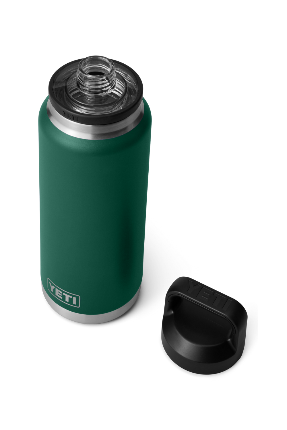 Yeti Rambler 36 Oz Bottle With Chug Cap Black Forest Green