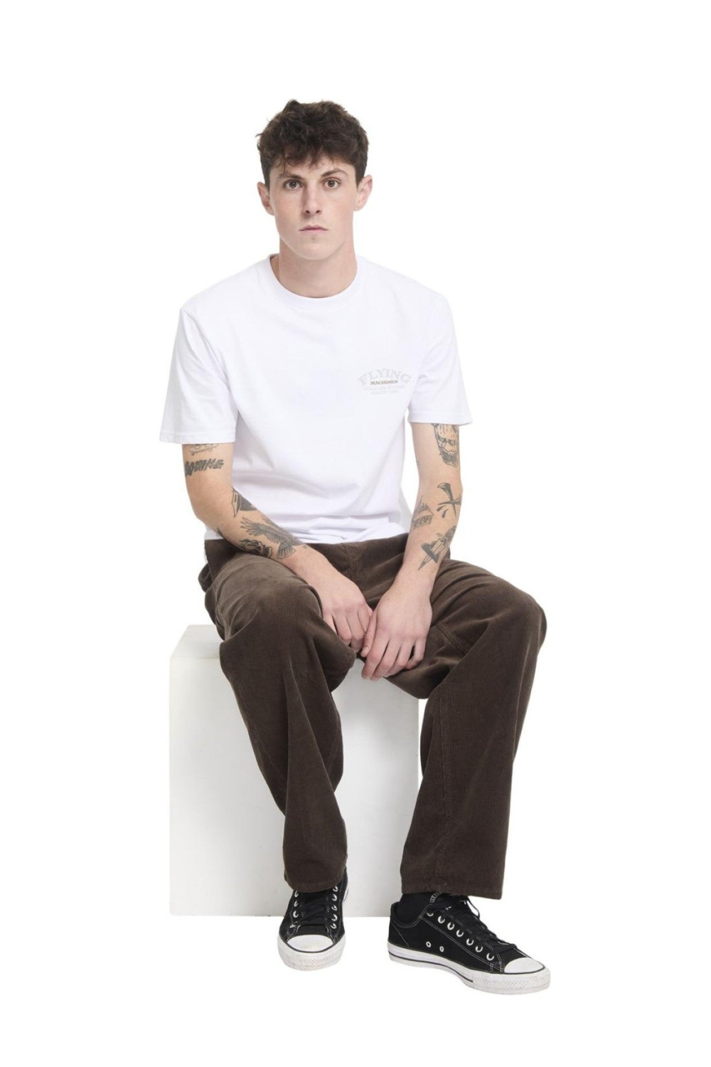 Volcom Flying Machine Mens T-Shirt White