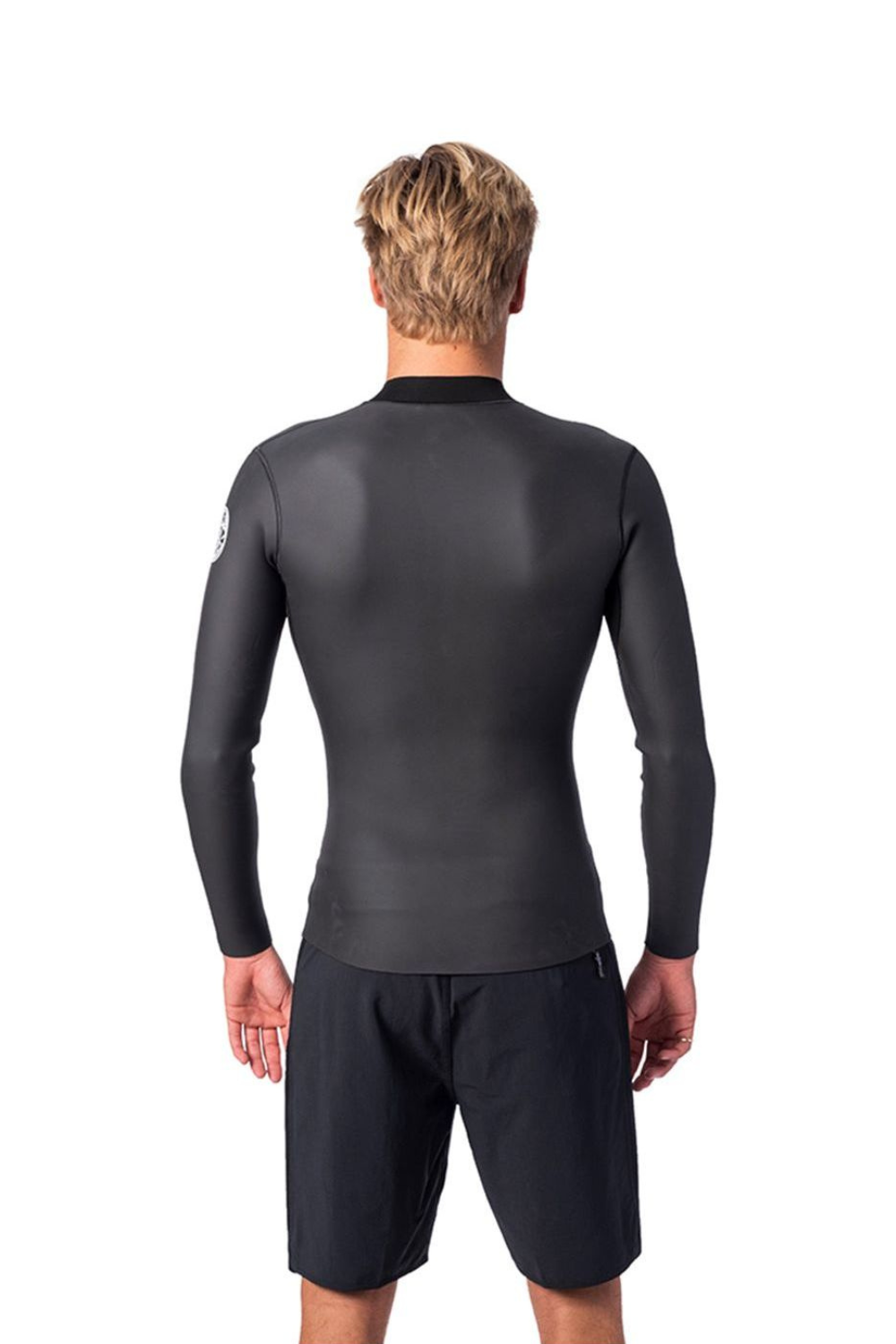 Rip Curl Dawn Patrol 1.5mm Wetsuit Jacket Front Zip Black