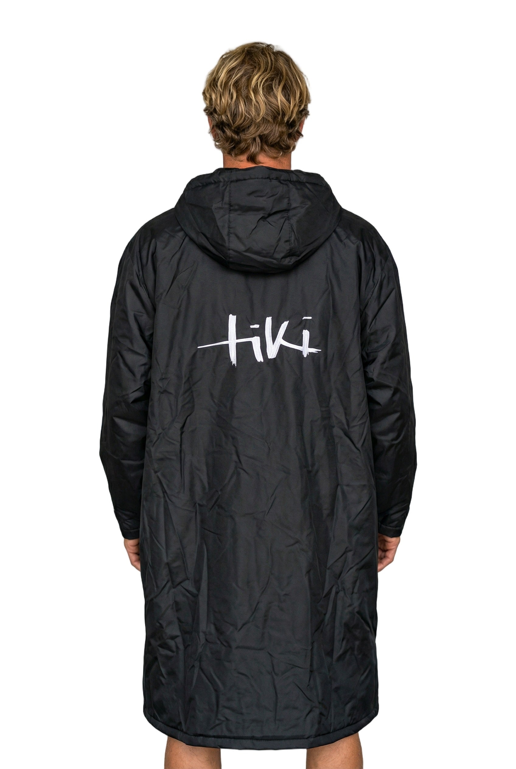 Tiki Tech Robe Black With Lilac Lining