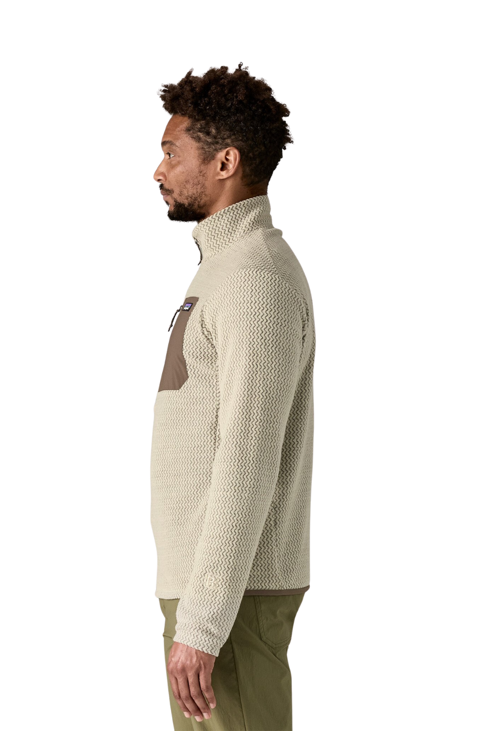 Patagonia Mens R1 Air Zip Neck Fleece Pelican