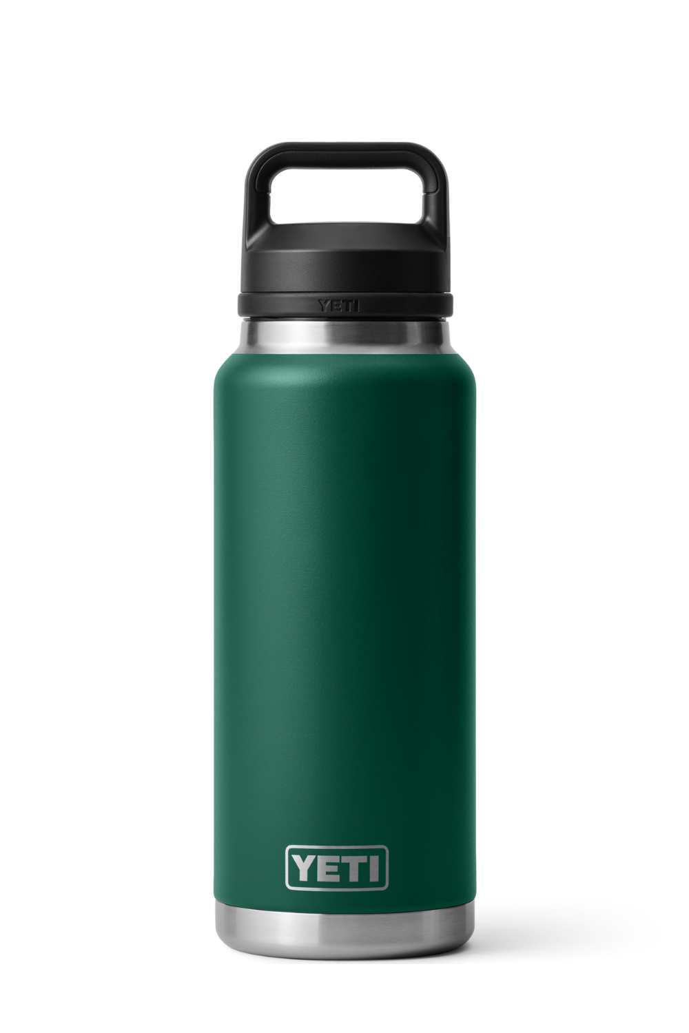 Yeti Rambler 36 Oz Bottle With Chug Cap Black Forest Green