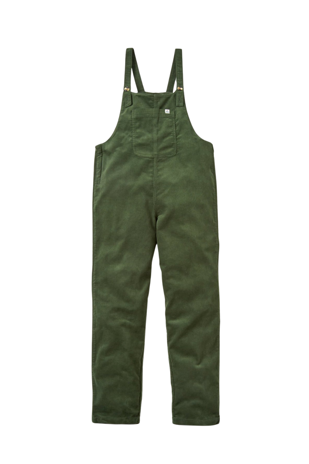 Passenger Meadows Womens Organic Cotton Corduroy Dungarees Fir Tree