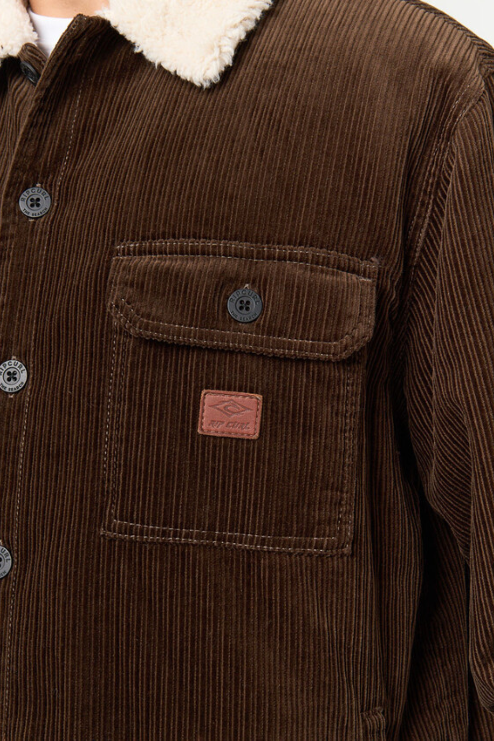 Rip Curl Bells Sherpa Jacket Coffee