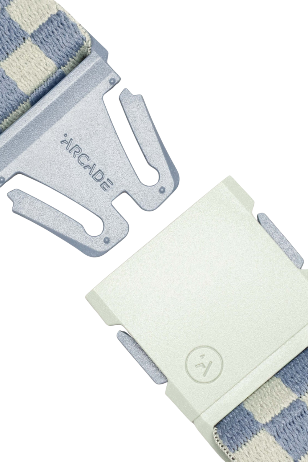 Arcade Check Belt Sky/Sage