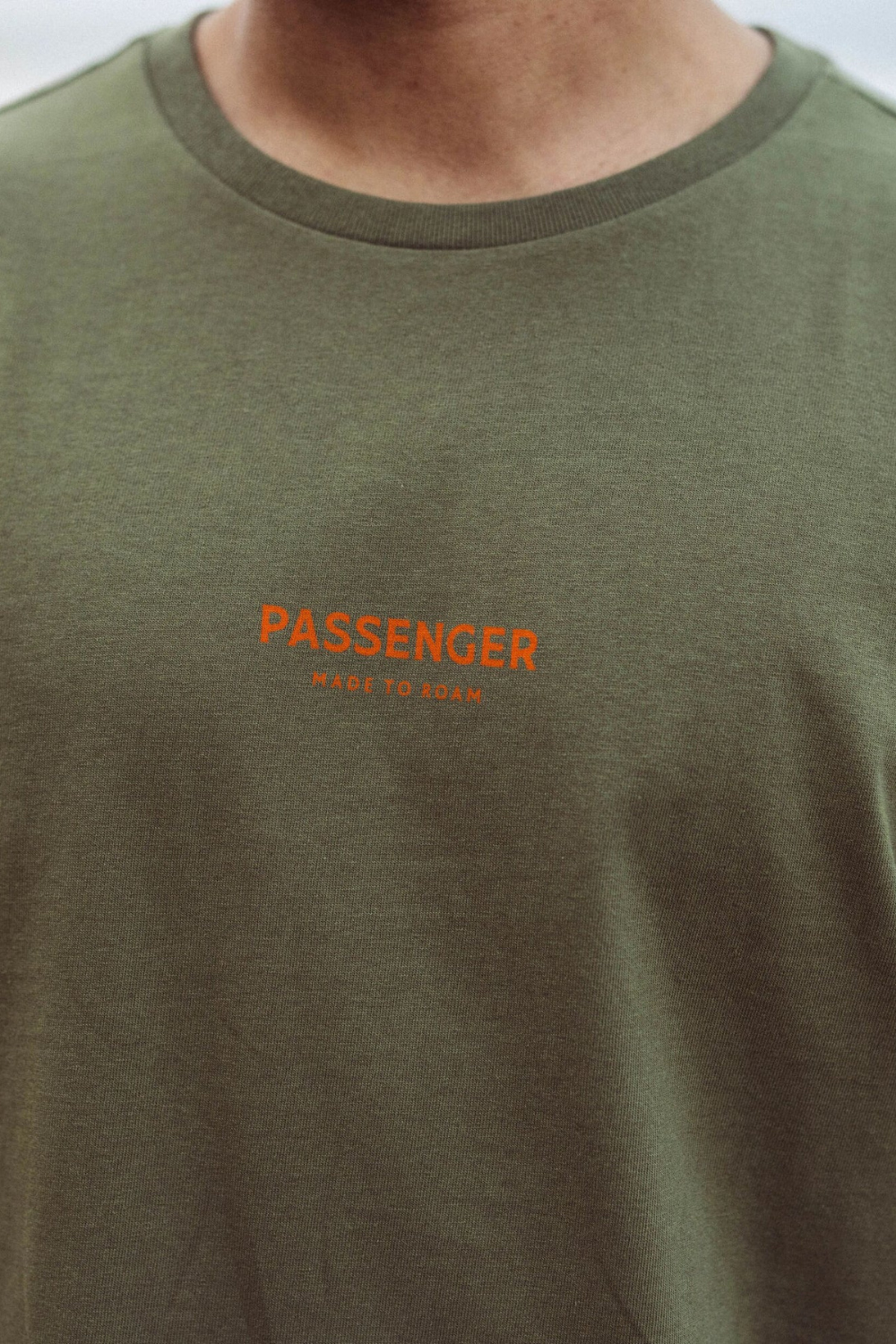 Passenger Passenger Recycled Mens Cotton T-Shirt Khaki