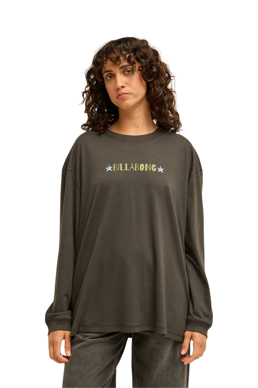 Billabong Rinding West Womens Longsleeve T-Shirt Off Black