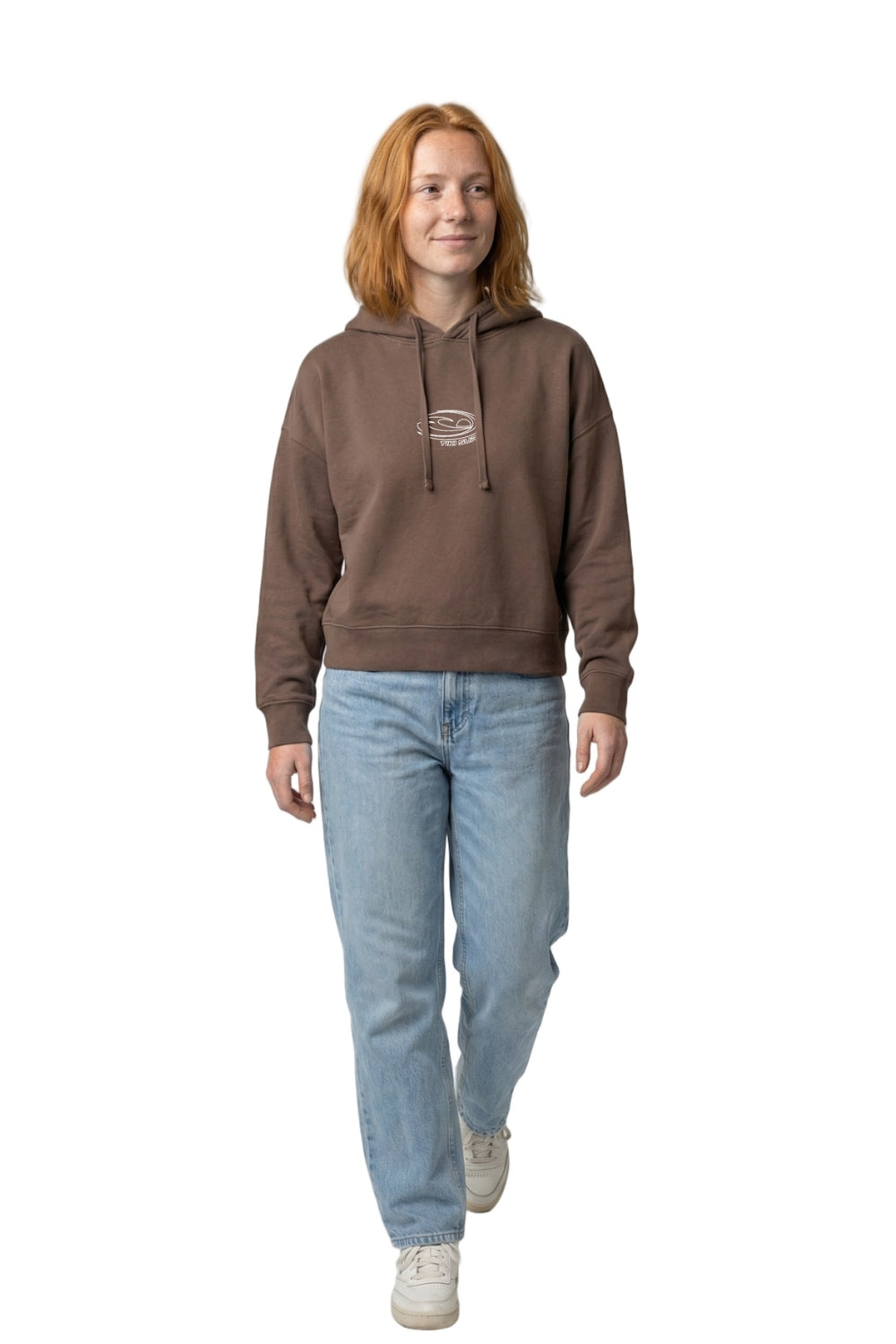 Tiki Last Wave Womens Hoodie Mocha