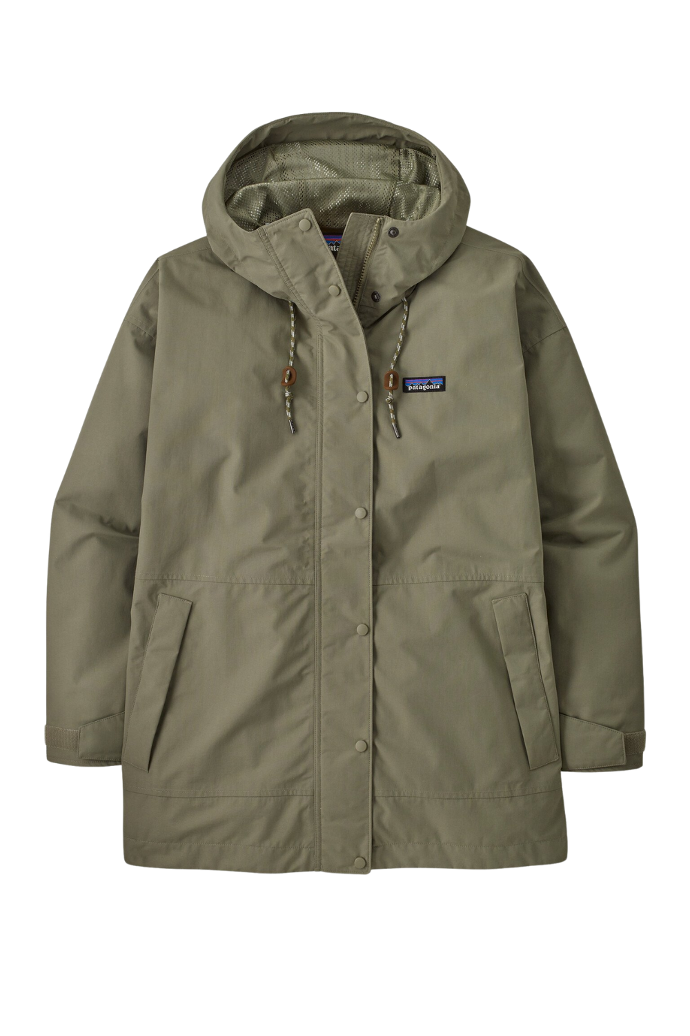 Patagonia Womens Outdoor Everyday Rain Jacket River Rock Green