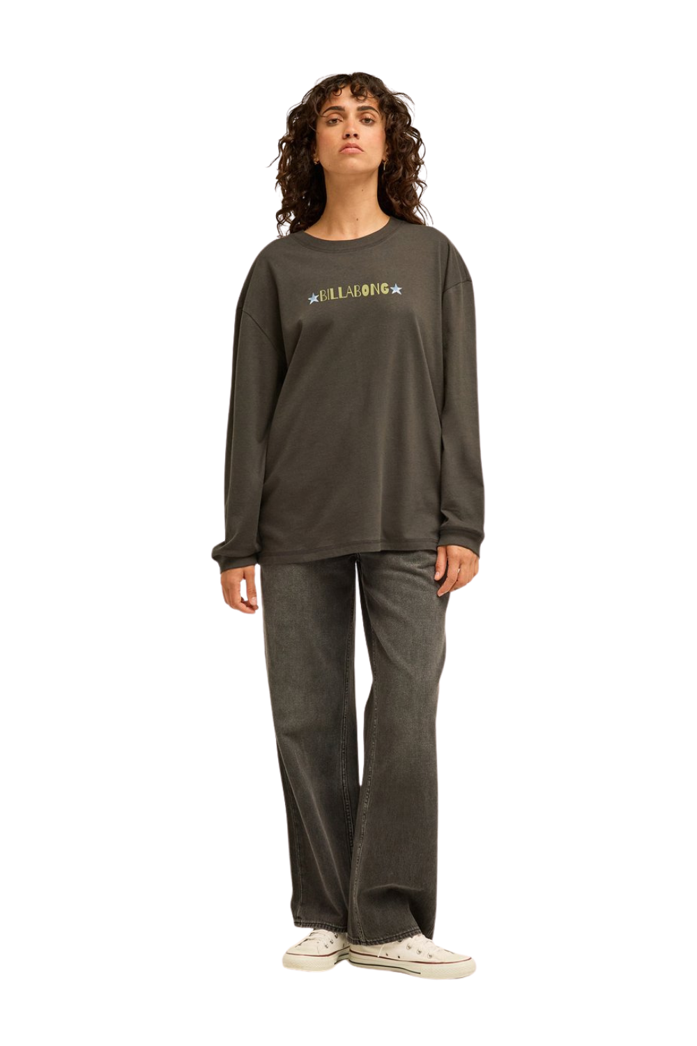 Billabong Rinding West Womens Longsleeve T-Shirt Off Black