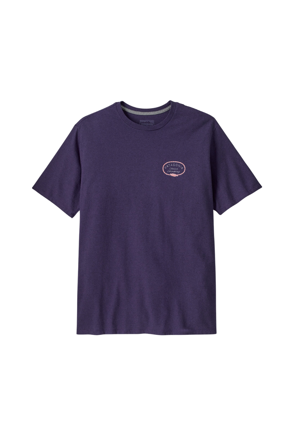 Patagonia Mens Clean Climb Roots Responsibili T-Shirt Plummet Purple