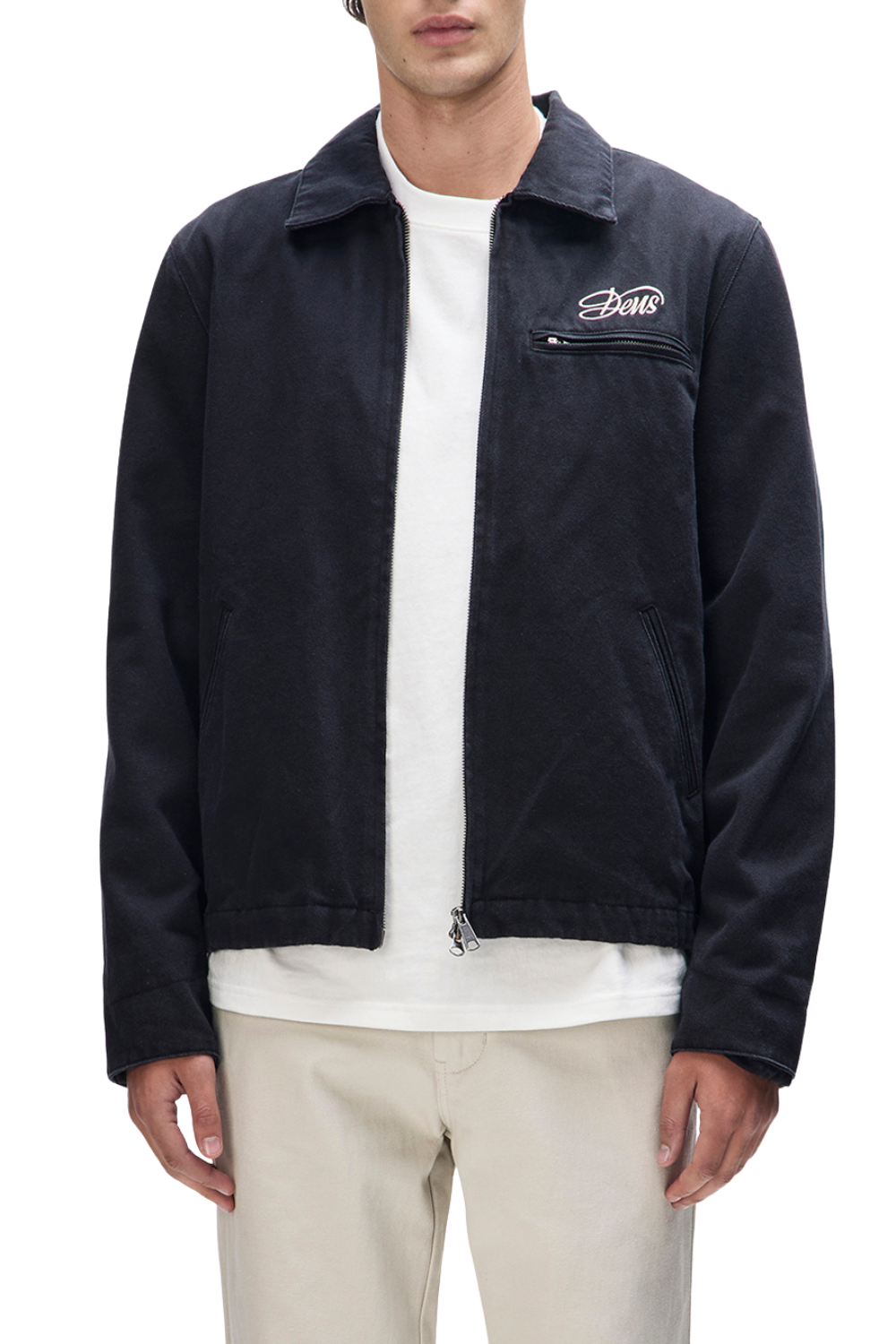 Deus Workwear Overdye Jacket Anthracite