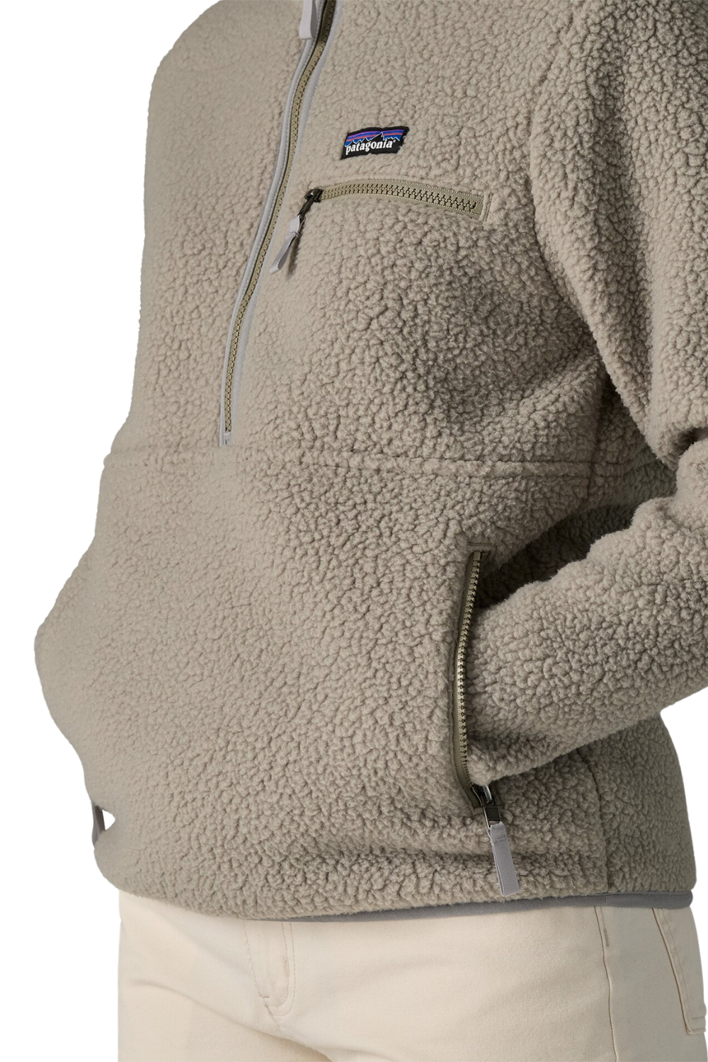 Patagonia Womens Retro Pile Marsupial Fleece River Rock Green