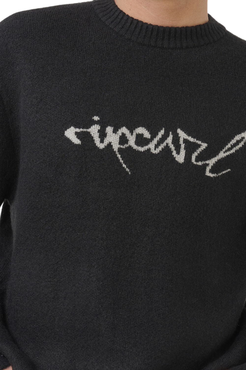 Rip Curl Medina Script Crew Black