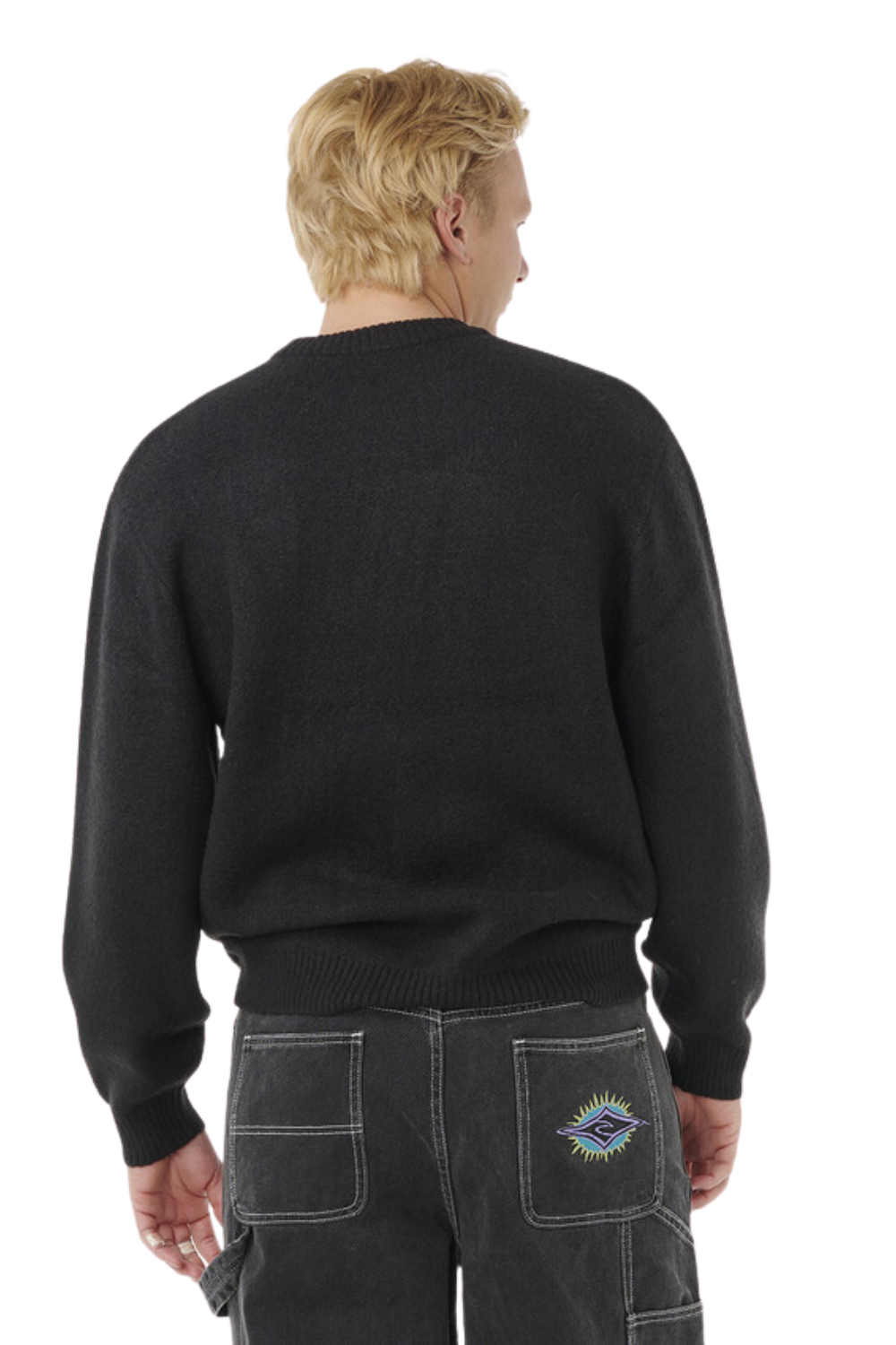 Rip Curl Medina Script Crew Black