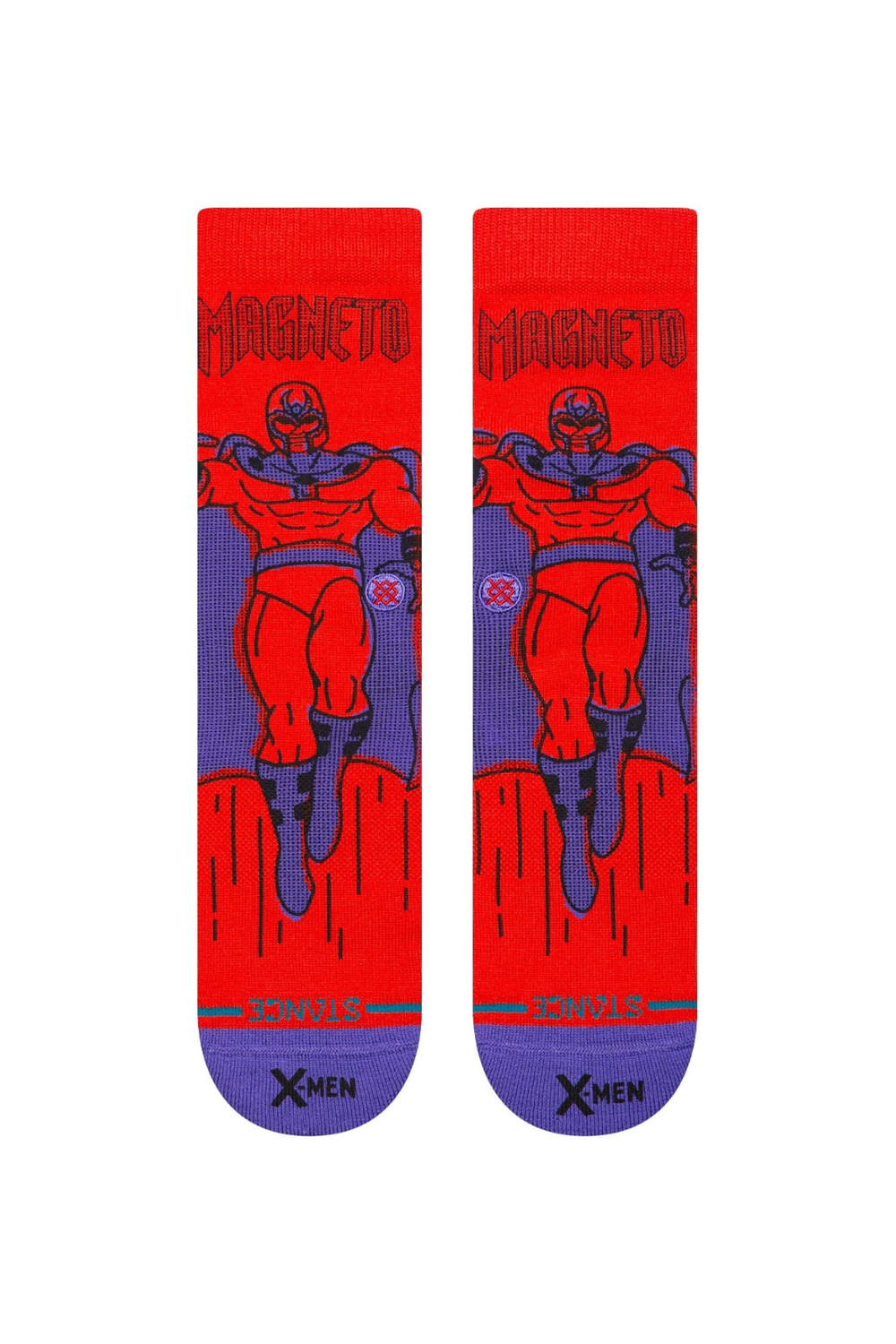 Stance Magneto Crew Socks Red