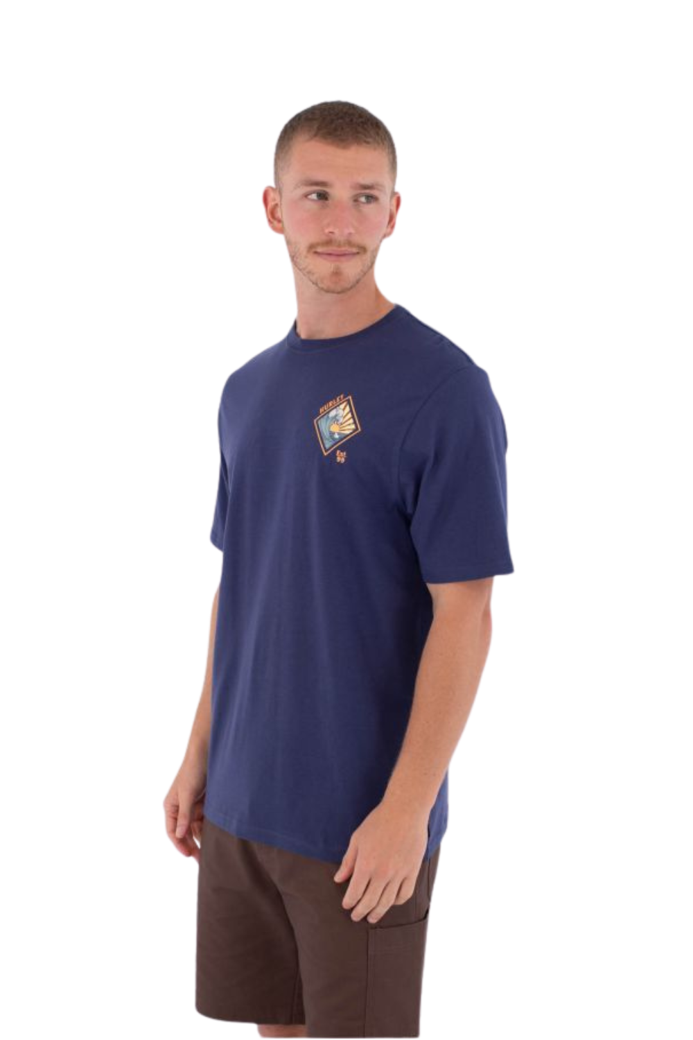 Hurley Printing Press Disques Mens T-Shirt Distroyer