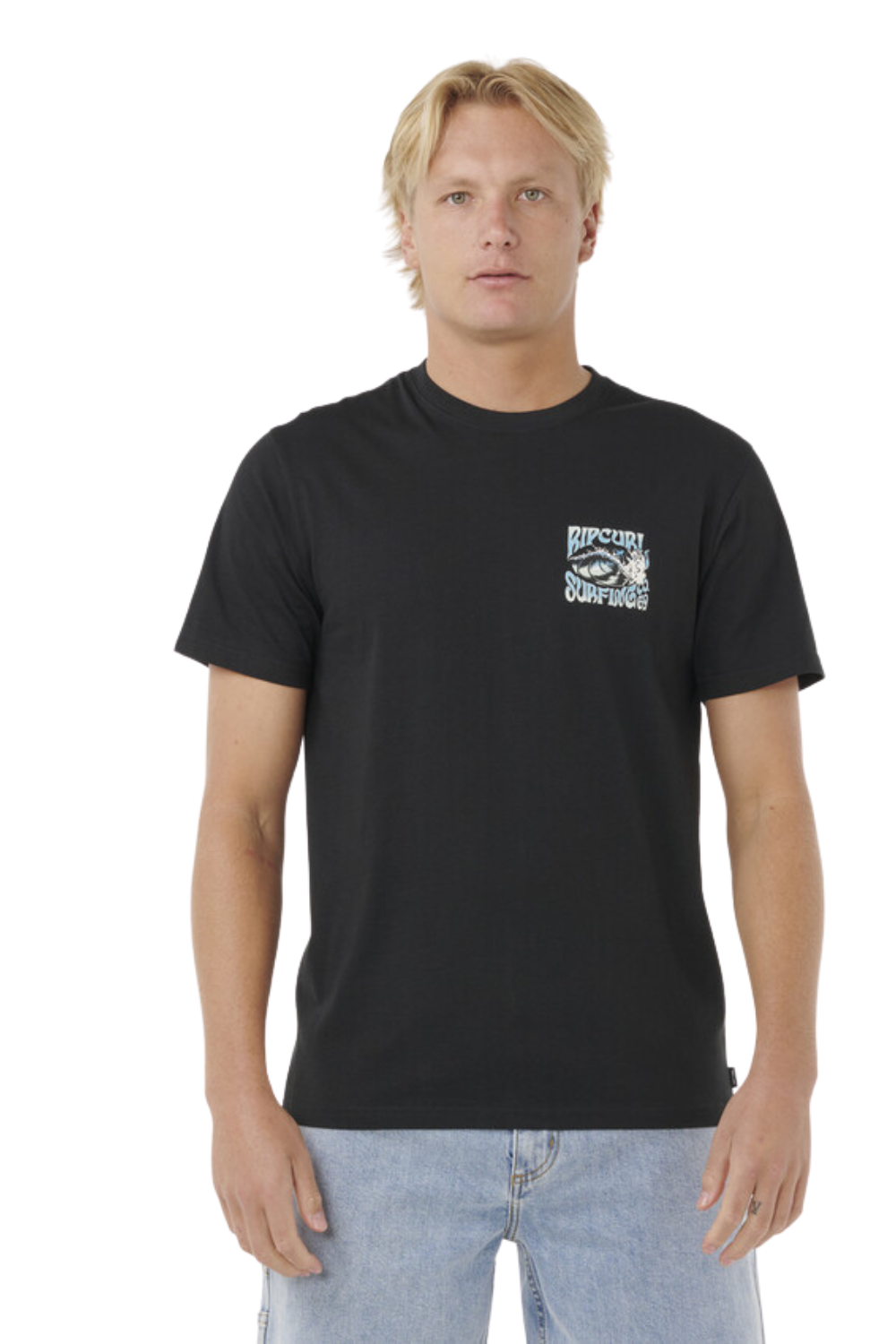 Rip Curl Hazed & Tubed T-Shirt Black