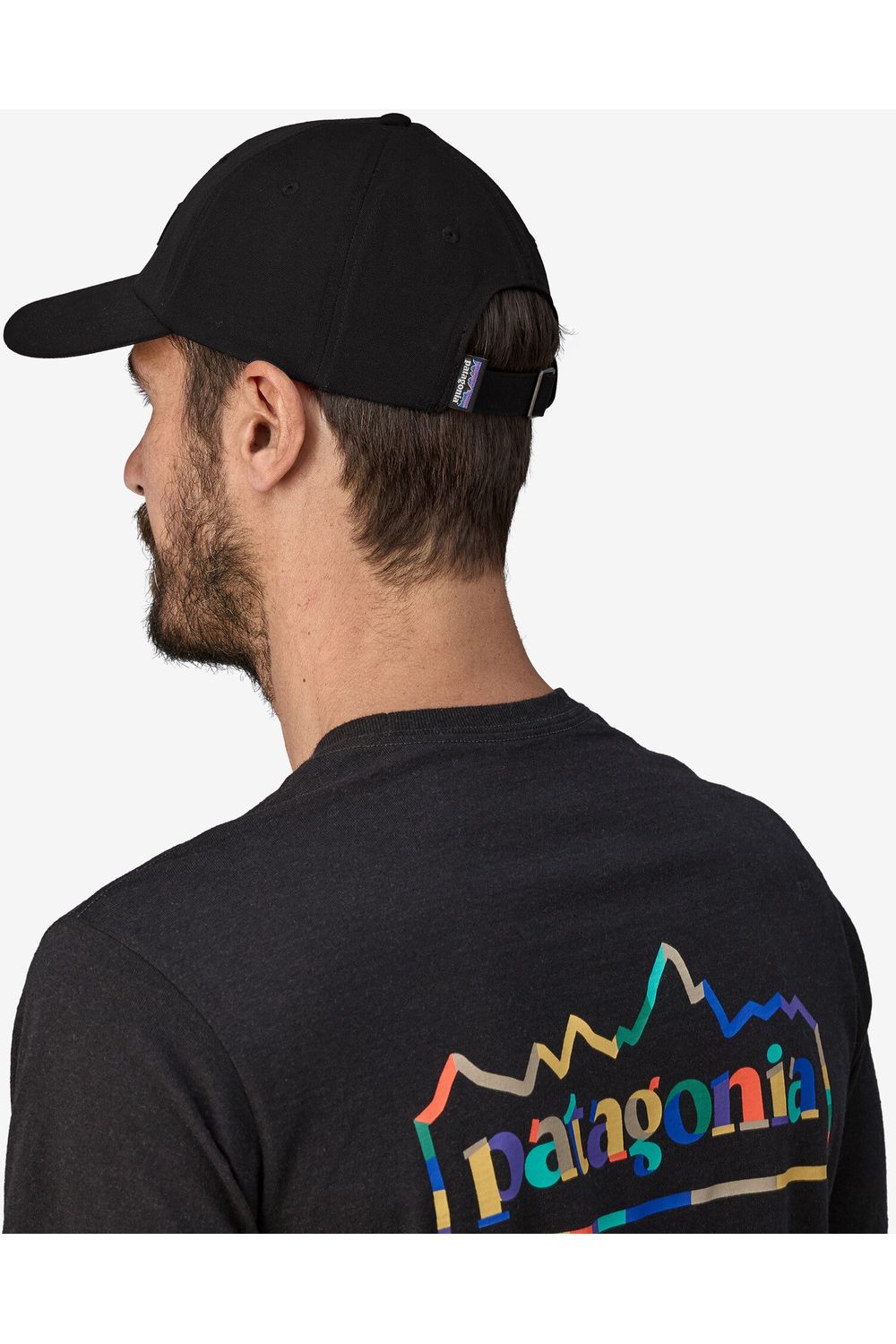 Patagonia P-6 Label Trad Cap Black
