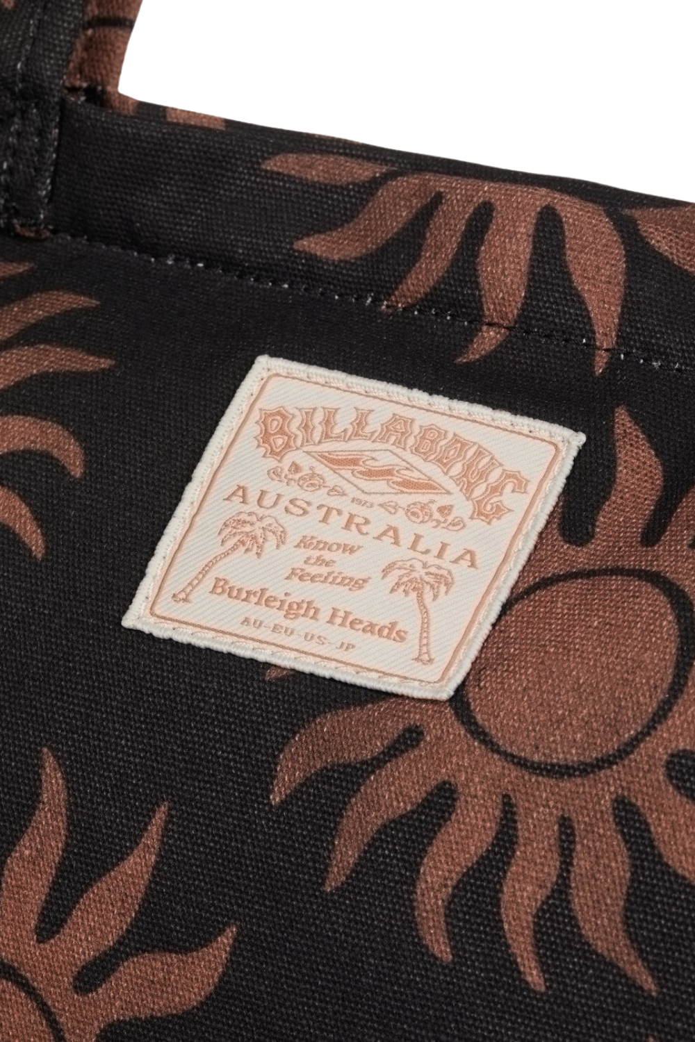 Billabong Dreamaway Canvas Tote Bag Black Sands