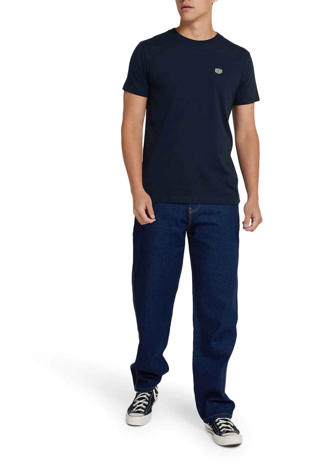 Deus Shield Standard Short Sleeve T-Shirt Black