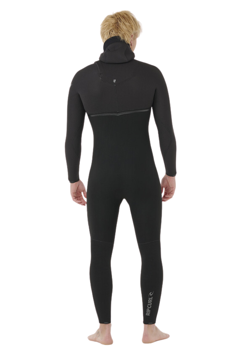 Rip Curl E Bomb 5/4mm Zip Free Hooded Wetsuit Black