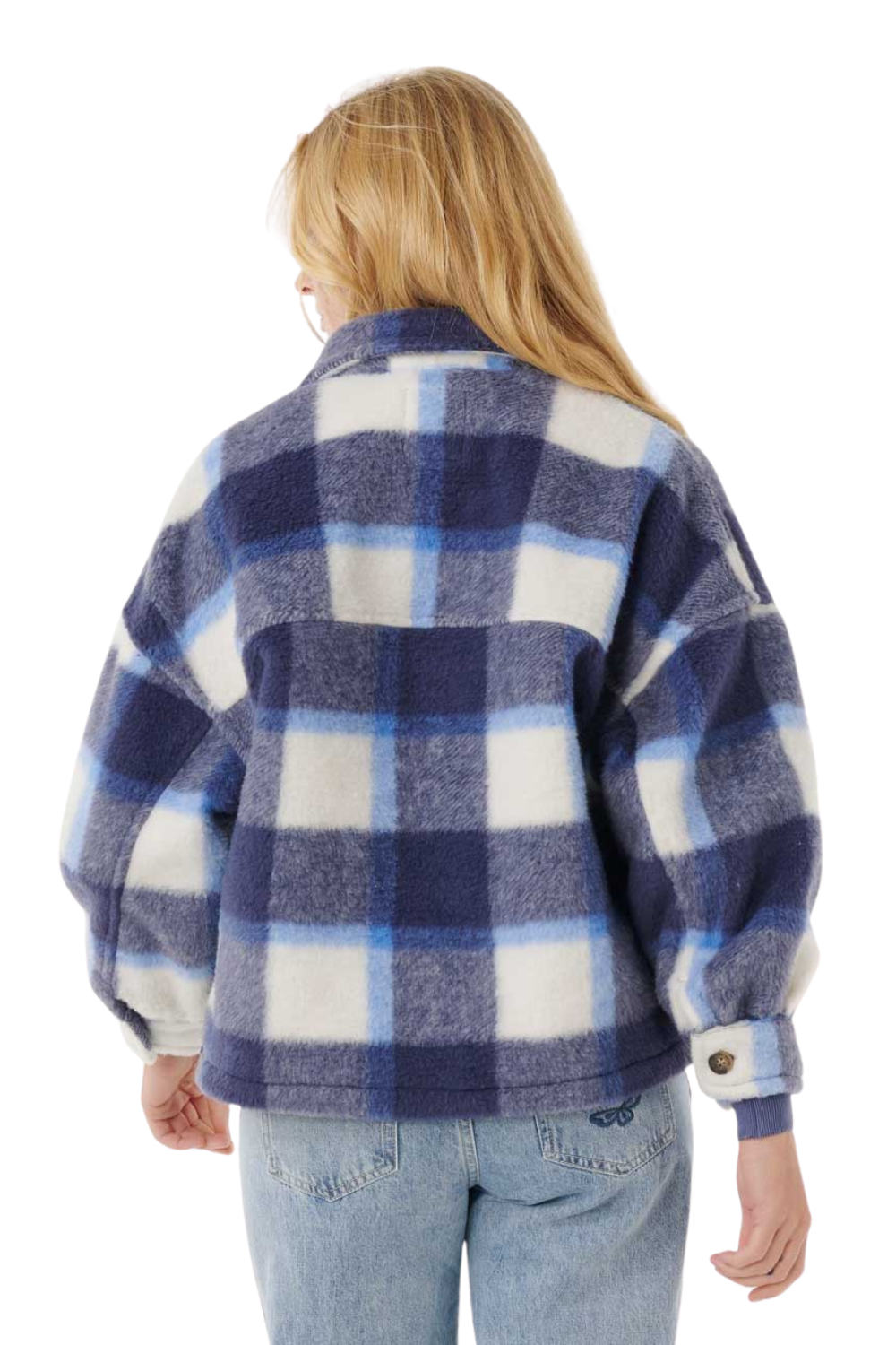 Rip Curl Cala Nights Check Jacket Blue
