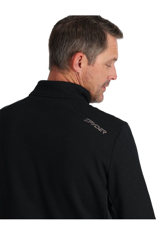 Spyder Mens Bandit Half Zip Fleece Black