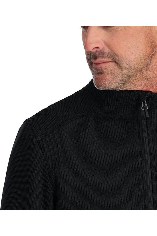 Spyder Mens Bandit Half Zip Fleece Black