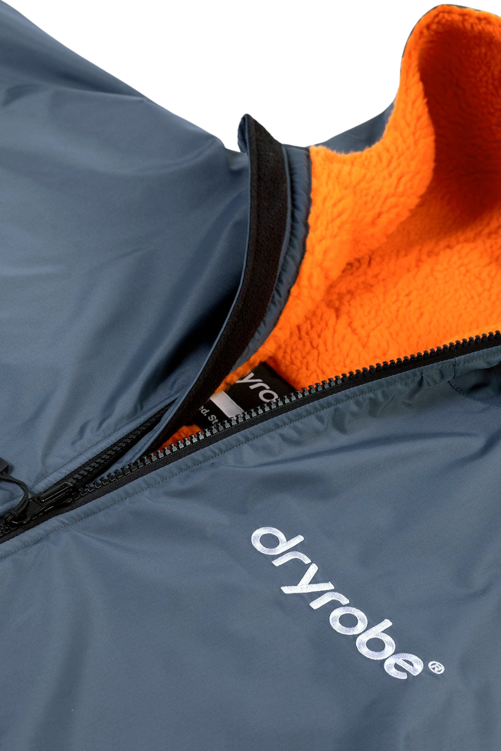 Dryrobe Advance Adult Long Sleeve Dark Grey Orange