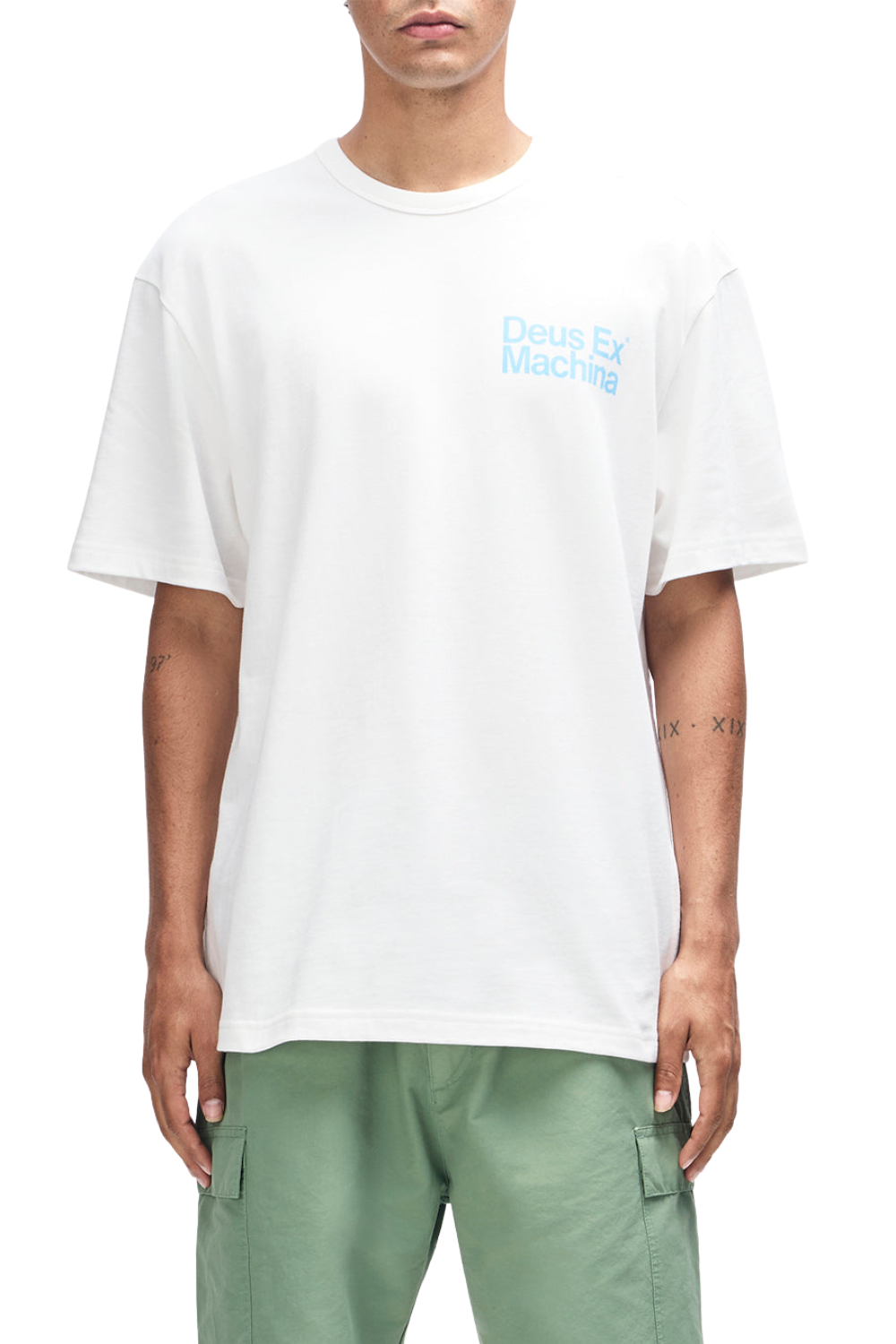 Deus Plenty Good Mens T-Shirt Vintage White