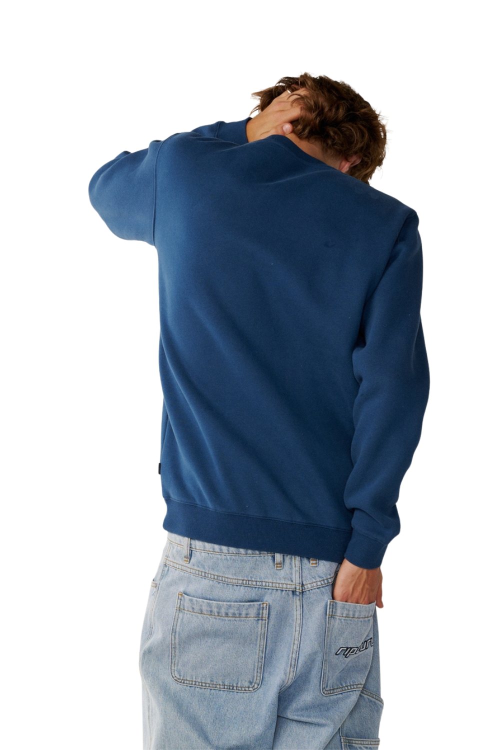 Rip Curl Staple Mens Crew Light Navy