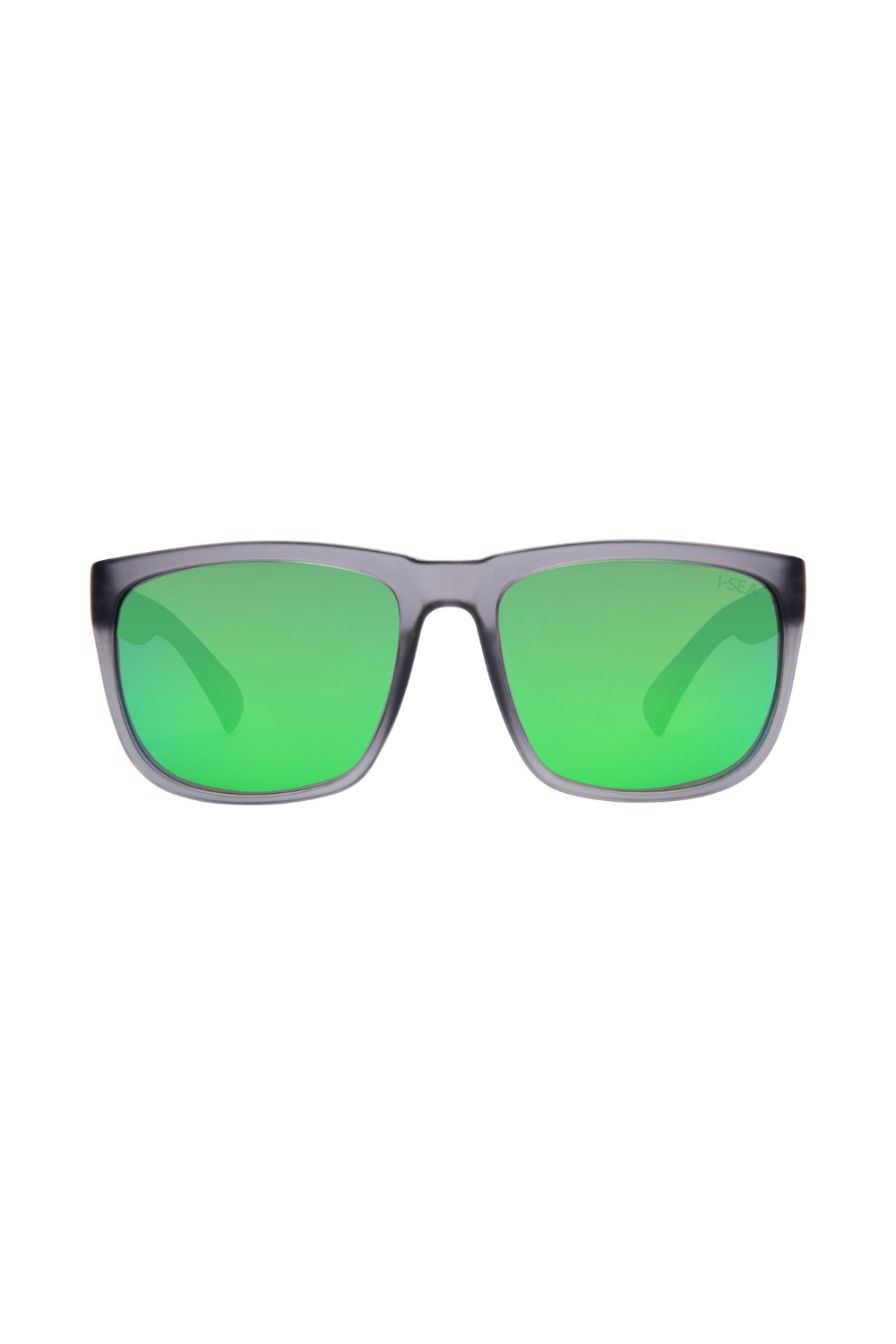 I-Sea Wyatt Sunglasses Grey / Green Polarised Lens