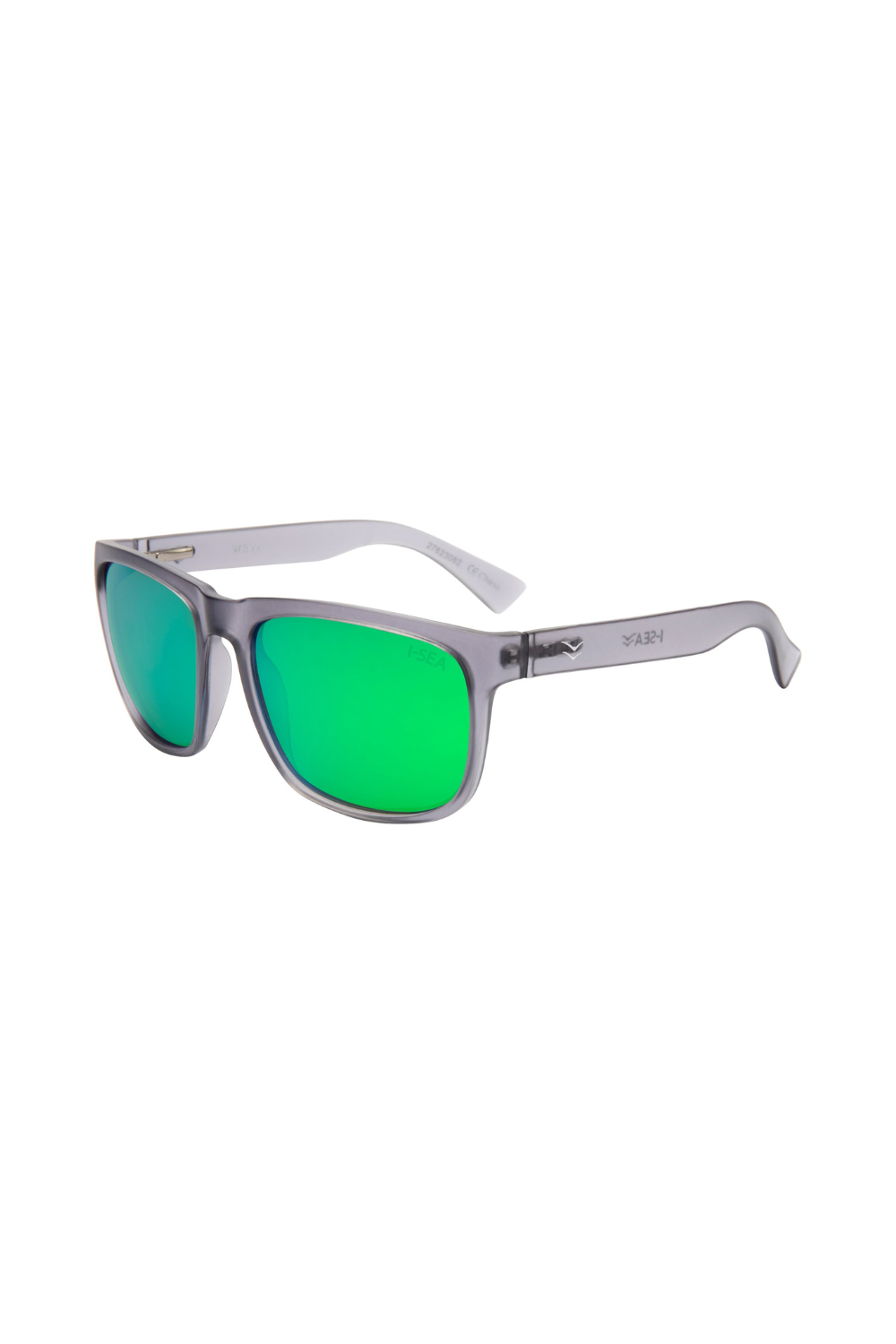 I-Sea Wyatt Sunglasses Grey / Green Polarised Lens