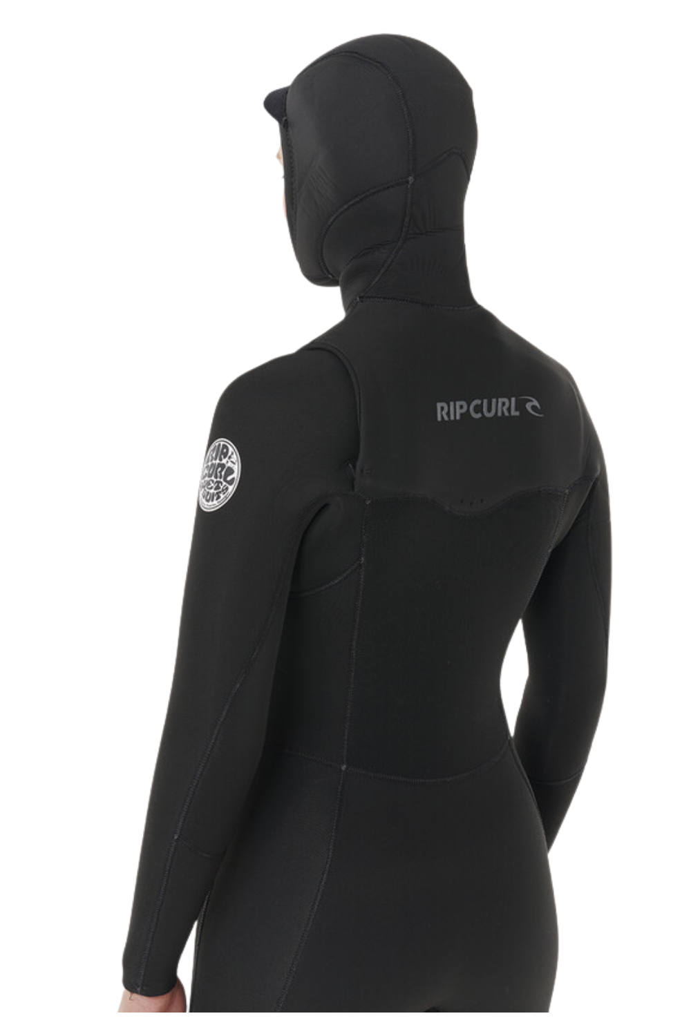 Rip Curl Womens Dawn Patrol 5/4mm Chest Zip Wetsuit Black