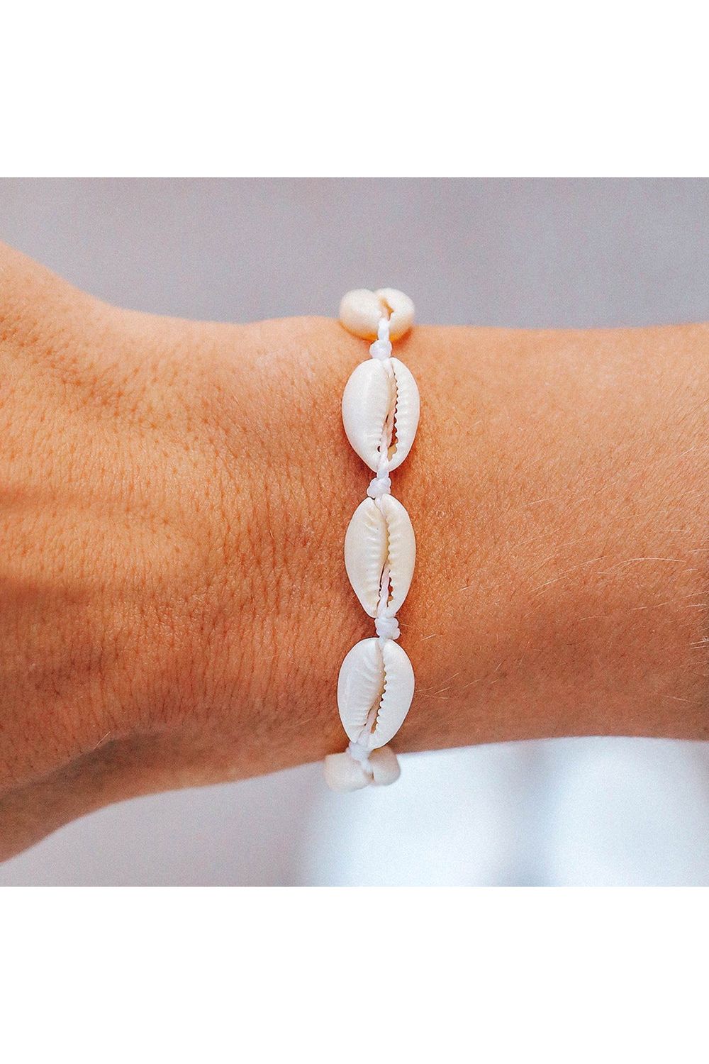 Knotted Cowries Bracelet