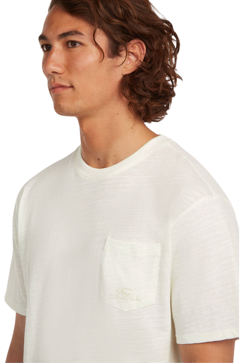O'Neill Slub Chest Pocket Mens T-Shirt Snow White