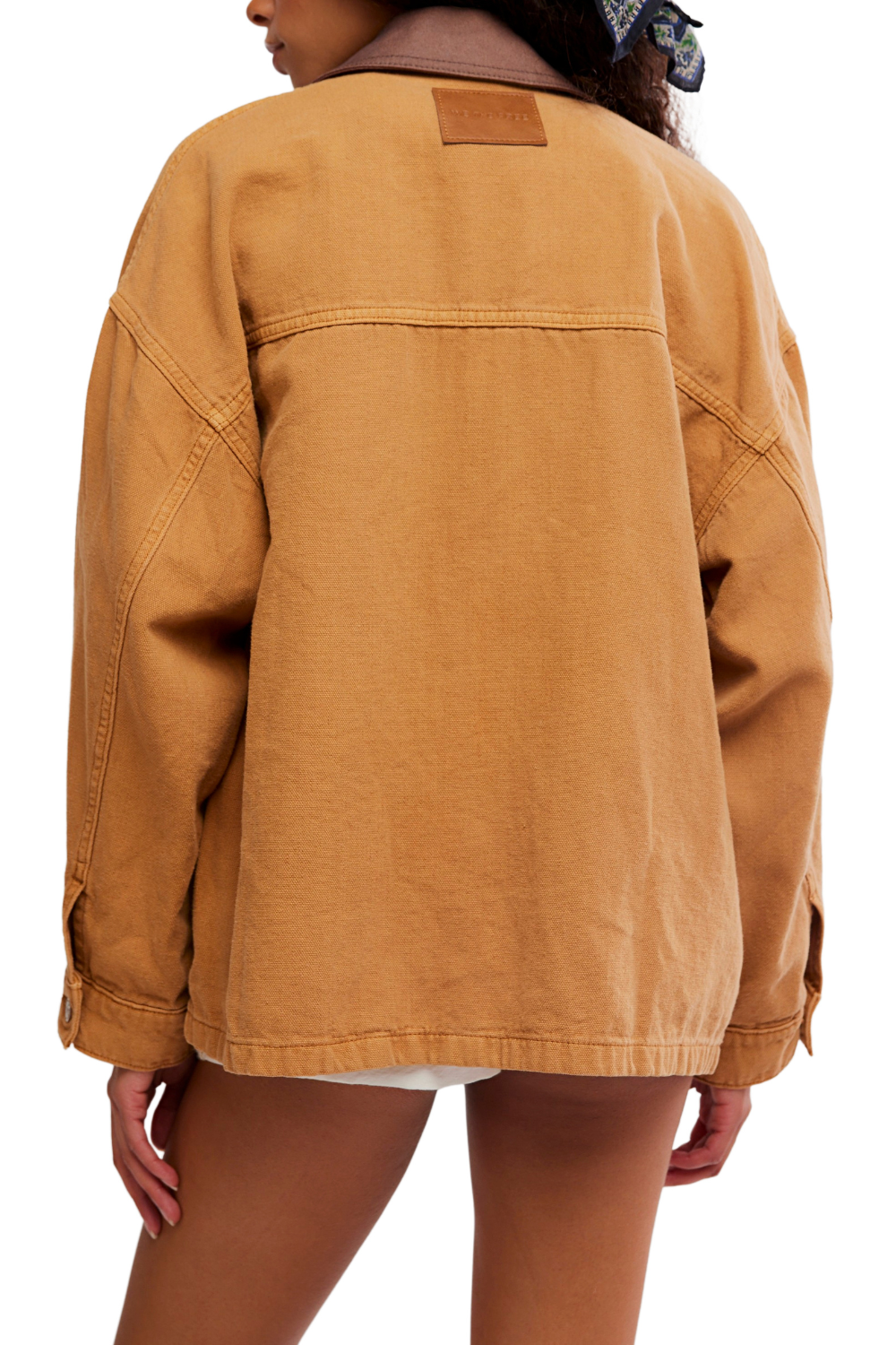 Free People Lemon Womens Denim Jacket Meerkat
