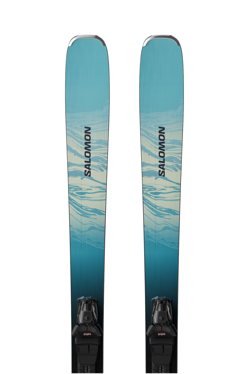 Salomon Stance 80 Womens Skis + M10 Gripwalk Binding Alaskan Blue/Porcelain/Lime Cream