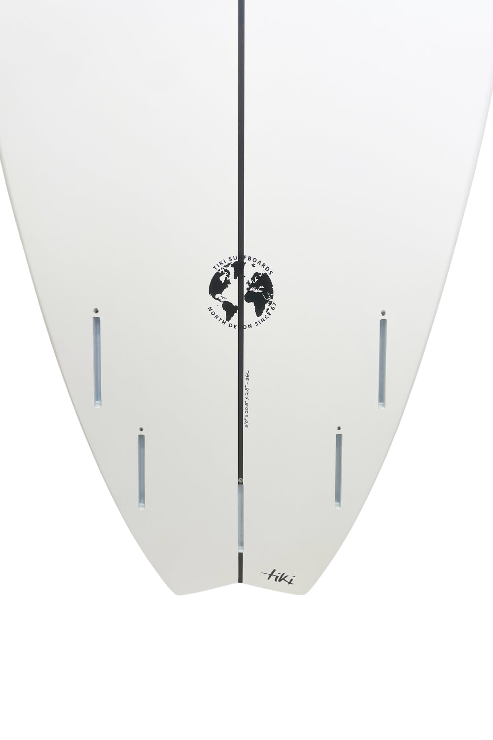 Tiki Evolution Fish Surfboard Icy Morn Blue