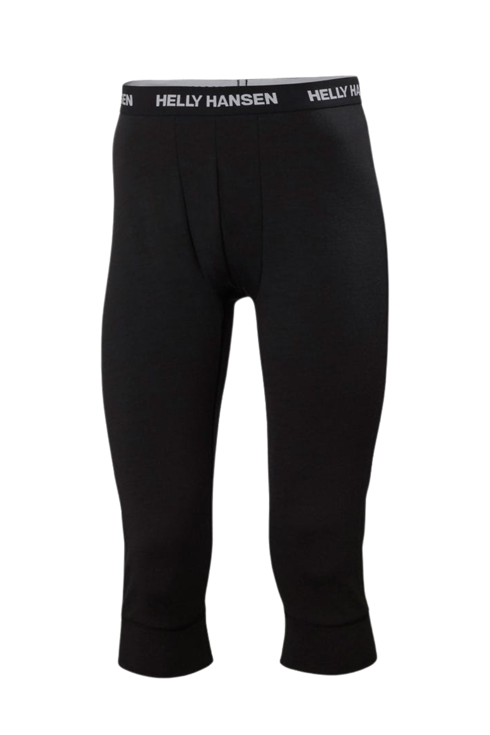 Helly Hansen Mens Lifa Merino Midweight 3/4 Base Layer Pant Black