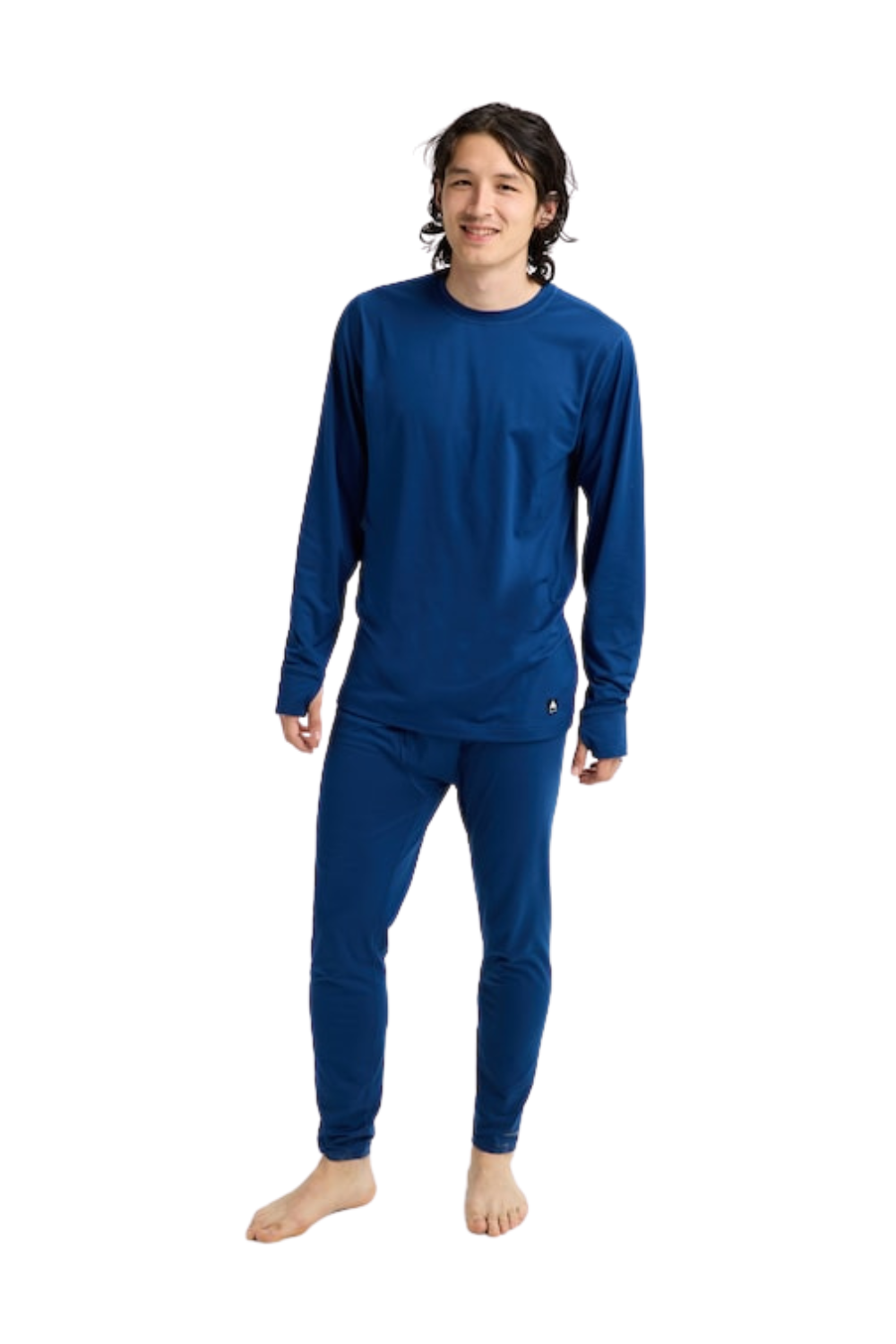Burton Mens Midweight Base Layer Crewneck Nightfall