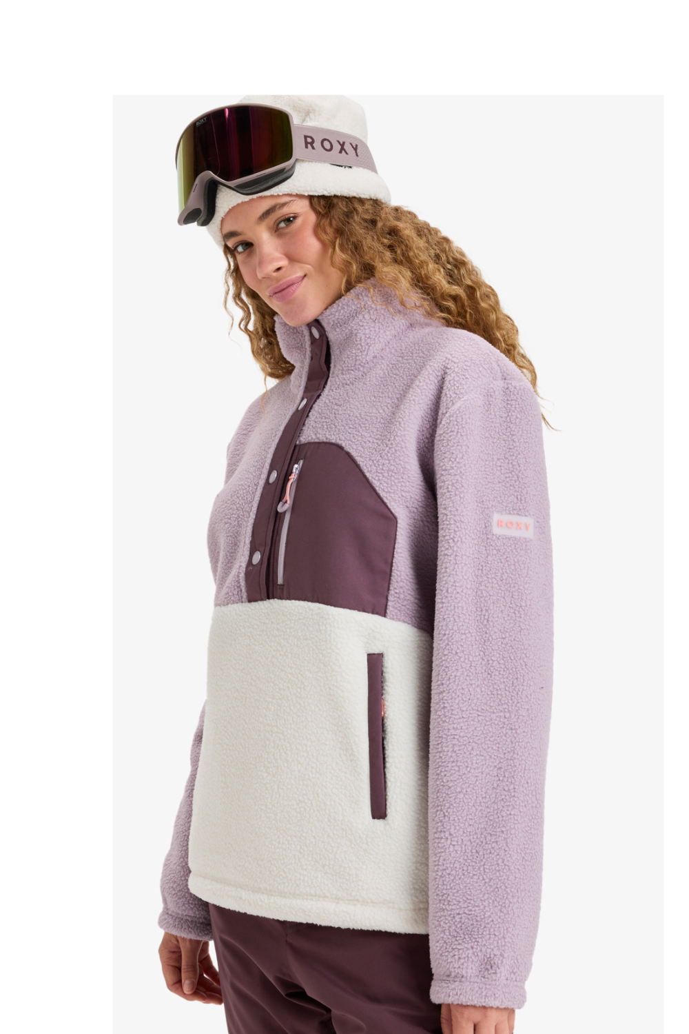 Roxy Womens Alabama Technical Mid Layer Fleece Nirvana