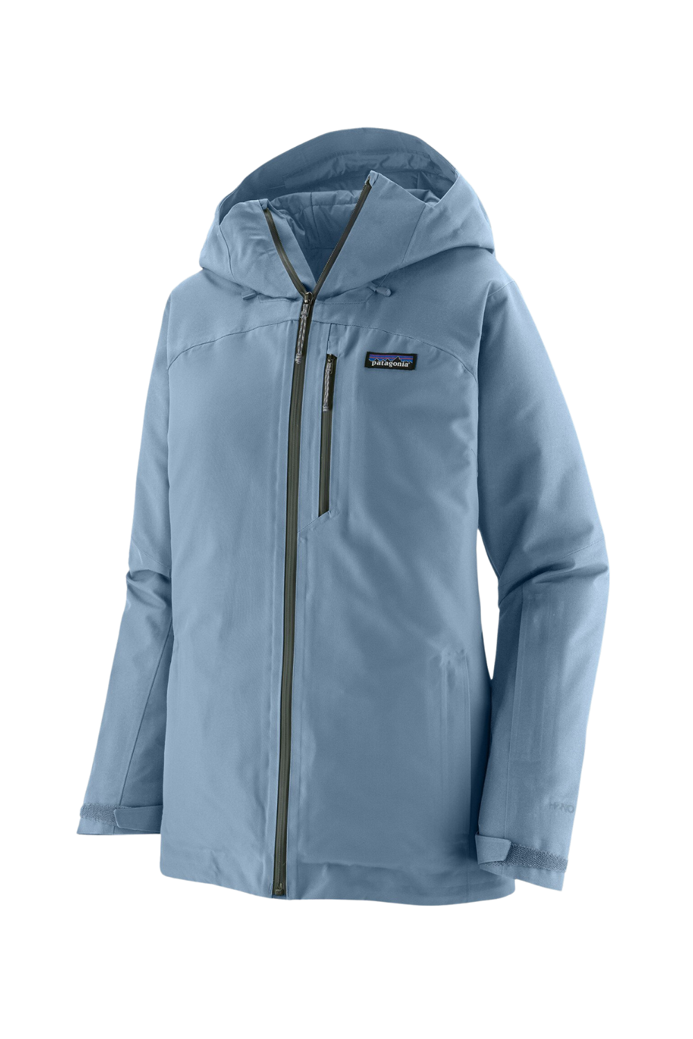Patagonia Womens Insulated Powder Town Snow Jacket Barnacle Blue