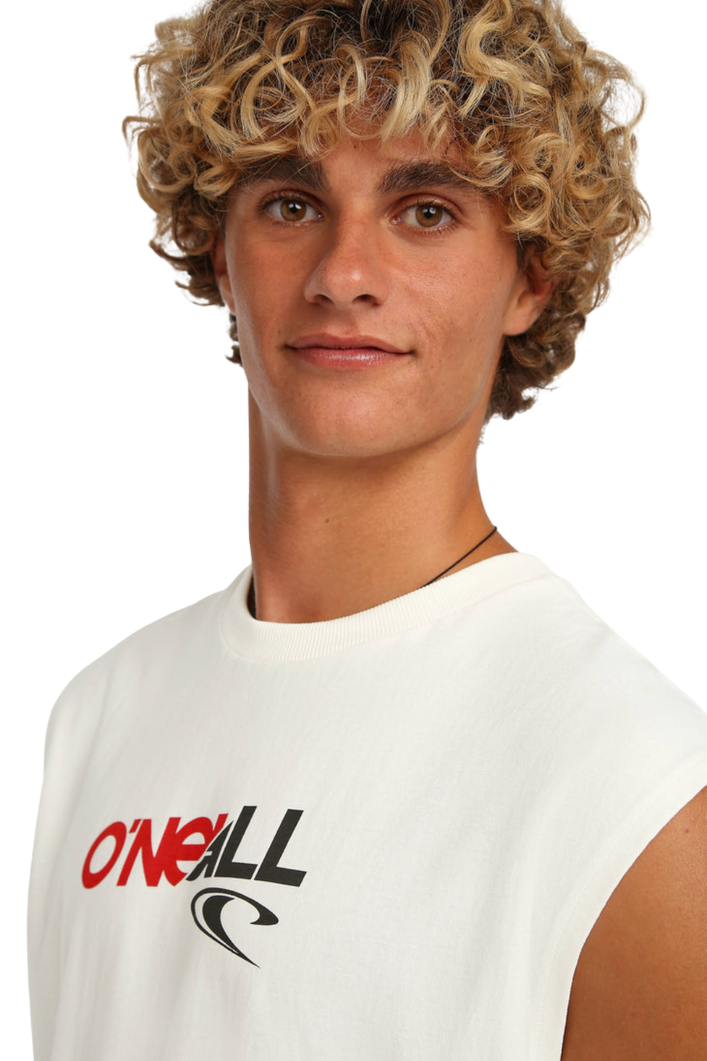 O'Neill Essentials 90'S Graphic Mens Tanktop Snow White