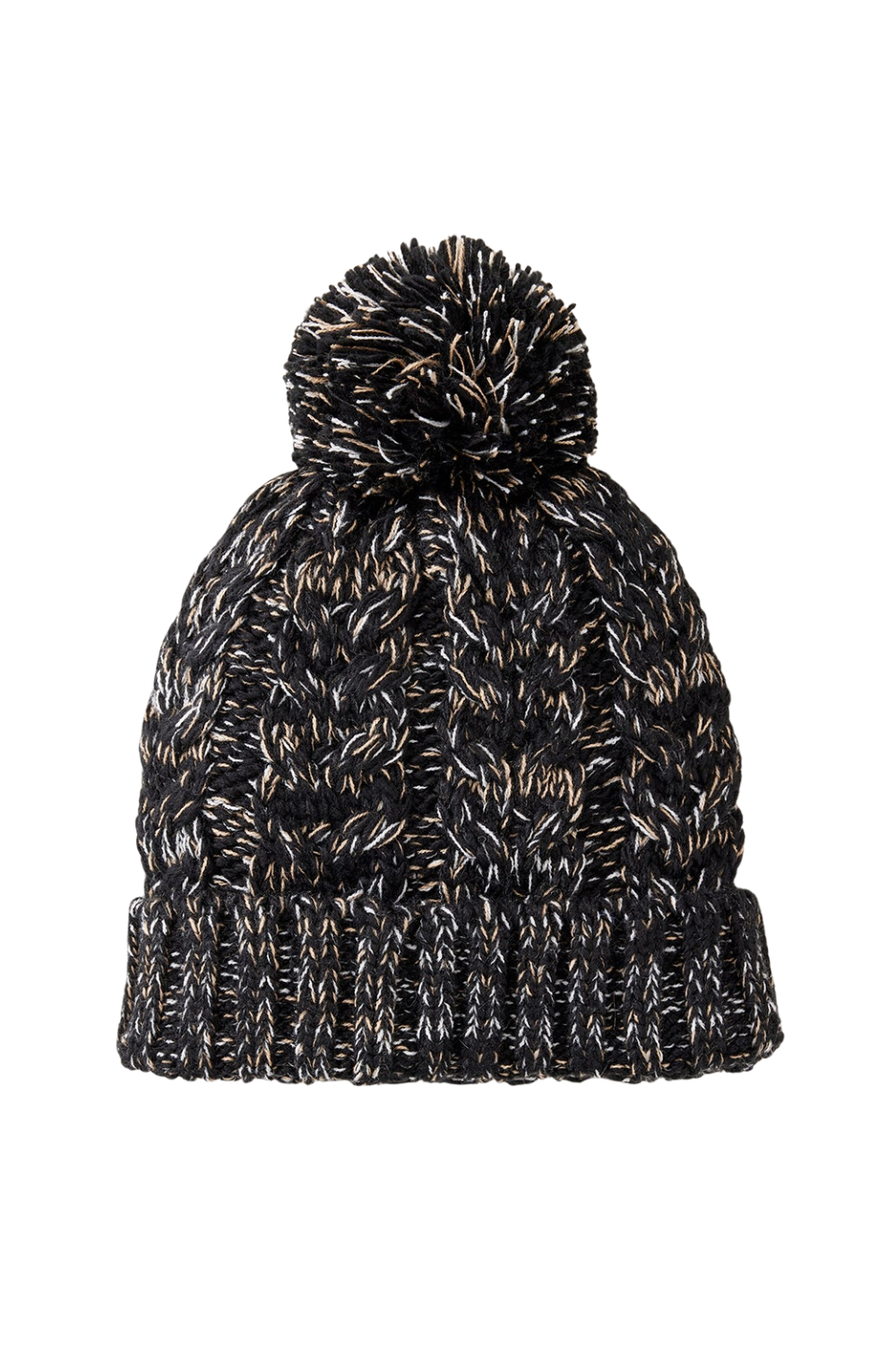 Rip Curl Classic Regular Pom Pom Womens Beanie Black