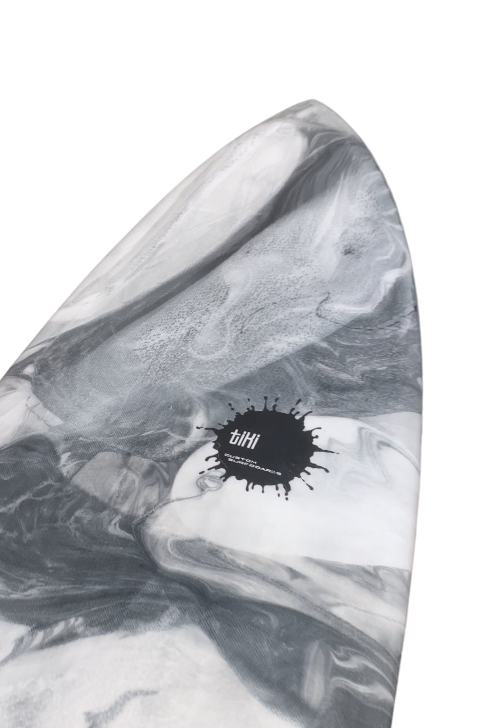 Tiki Custom Surfboard - Parrot Twin Fish 6'9 - Grey Marble Tint (Custom)