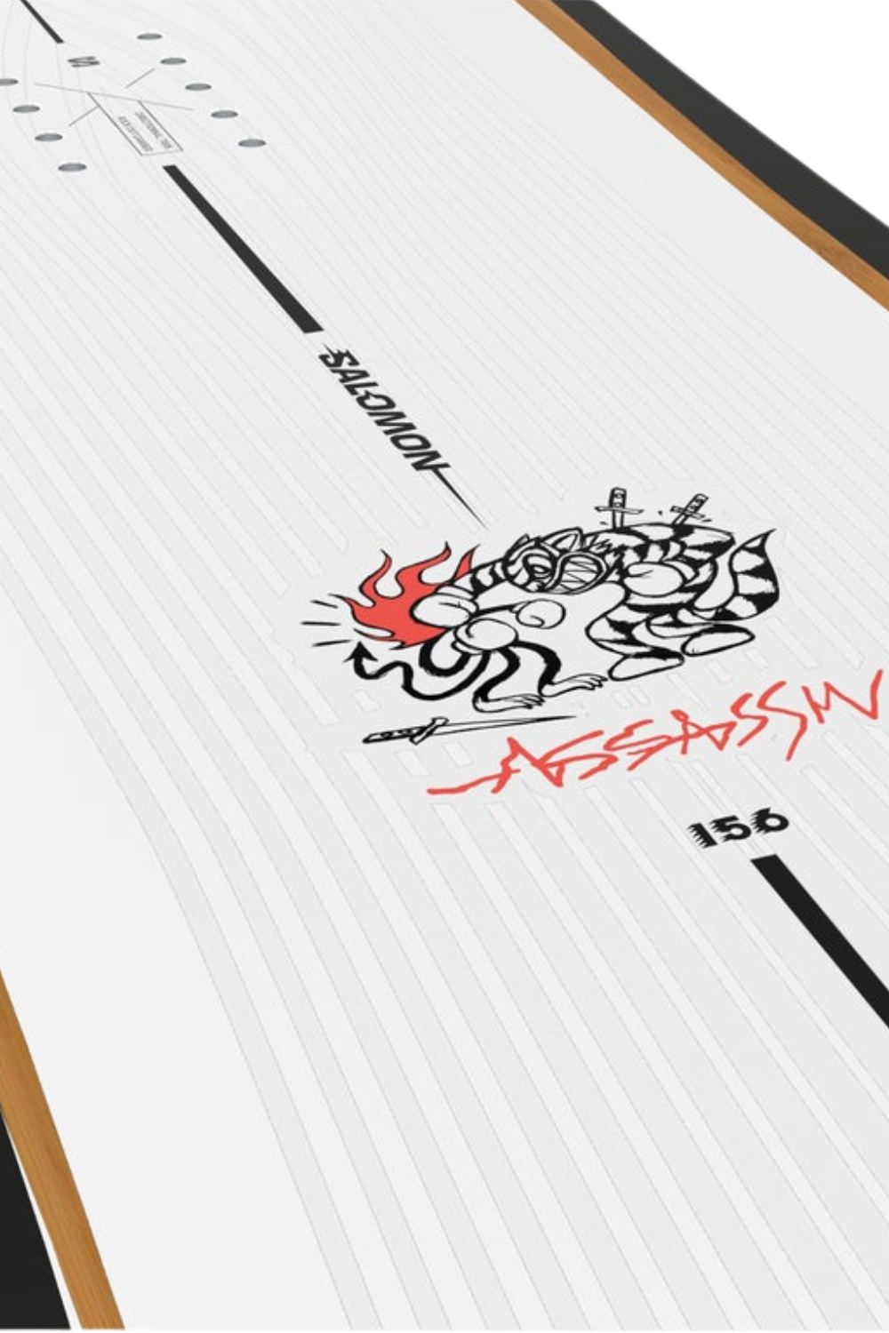 Salomon Mens Assassin Snowboard White