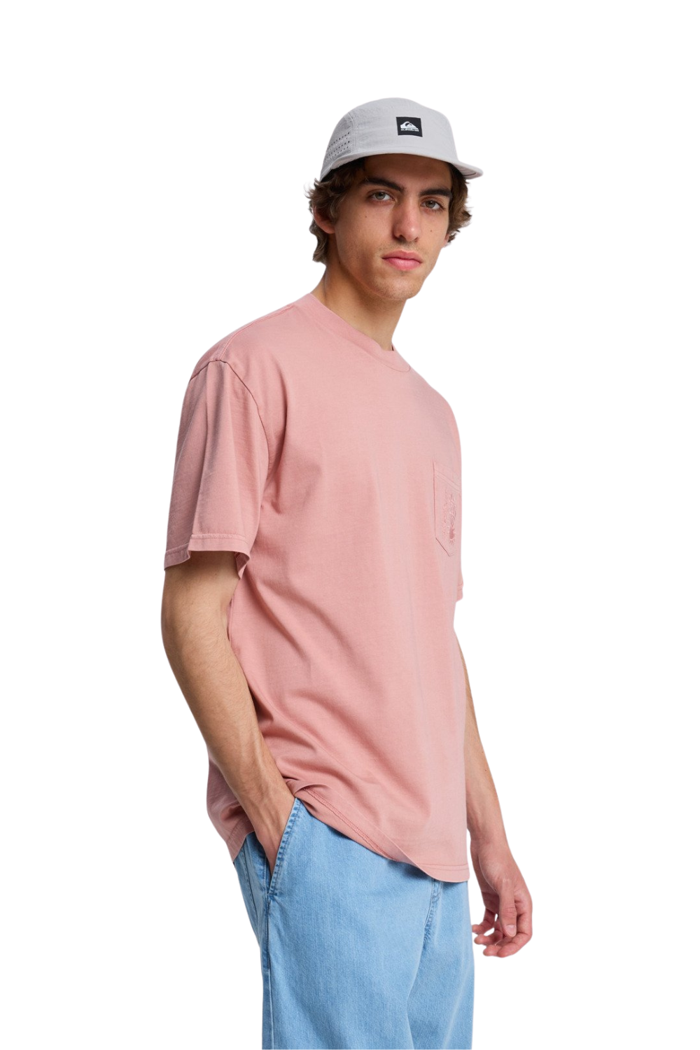 Quiksilver Oxni Washed Mens T-Shirt Desert Sand